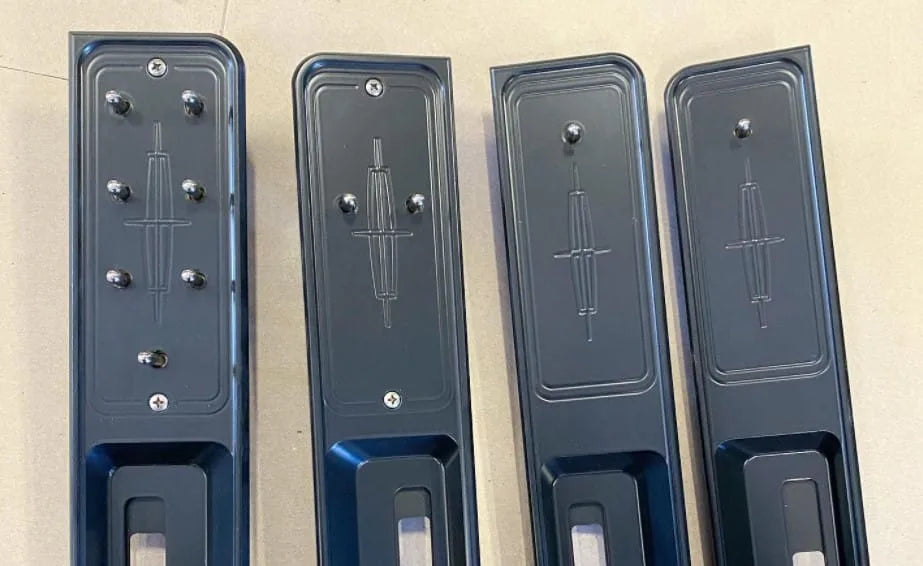 Custom Black Switch Plate for Classic Lincolns