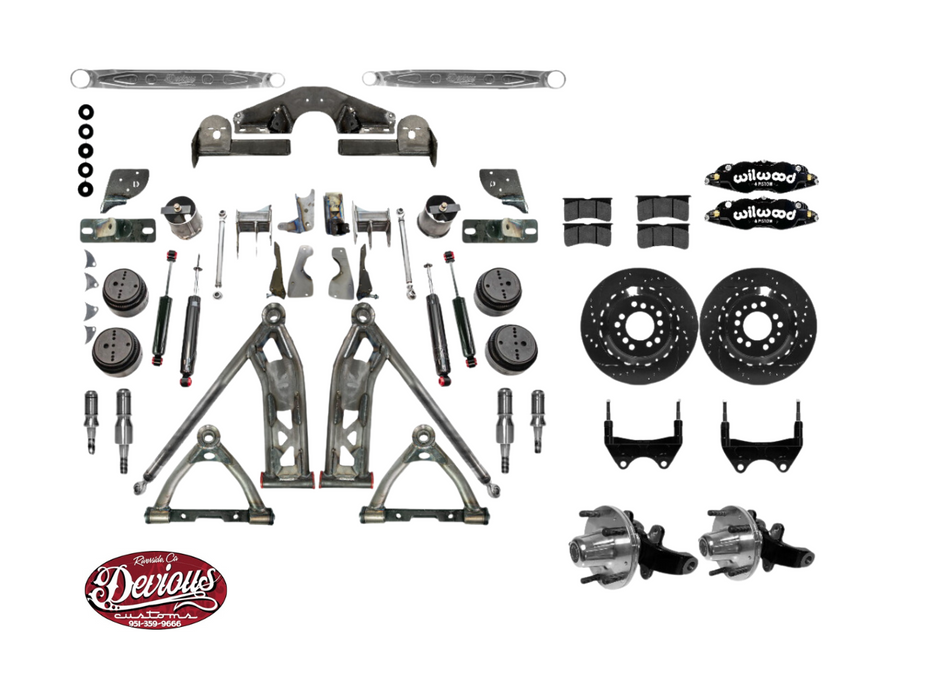 Lincoln Continental EL PRESIDENTE Air Ride Suspension Kit | 1961-1963 | Devious Customs