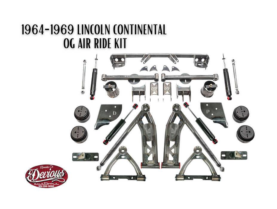 Lincoln Continental The OG Air Ride Suspension Kit | 1964-1969 | Devious Customs