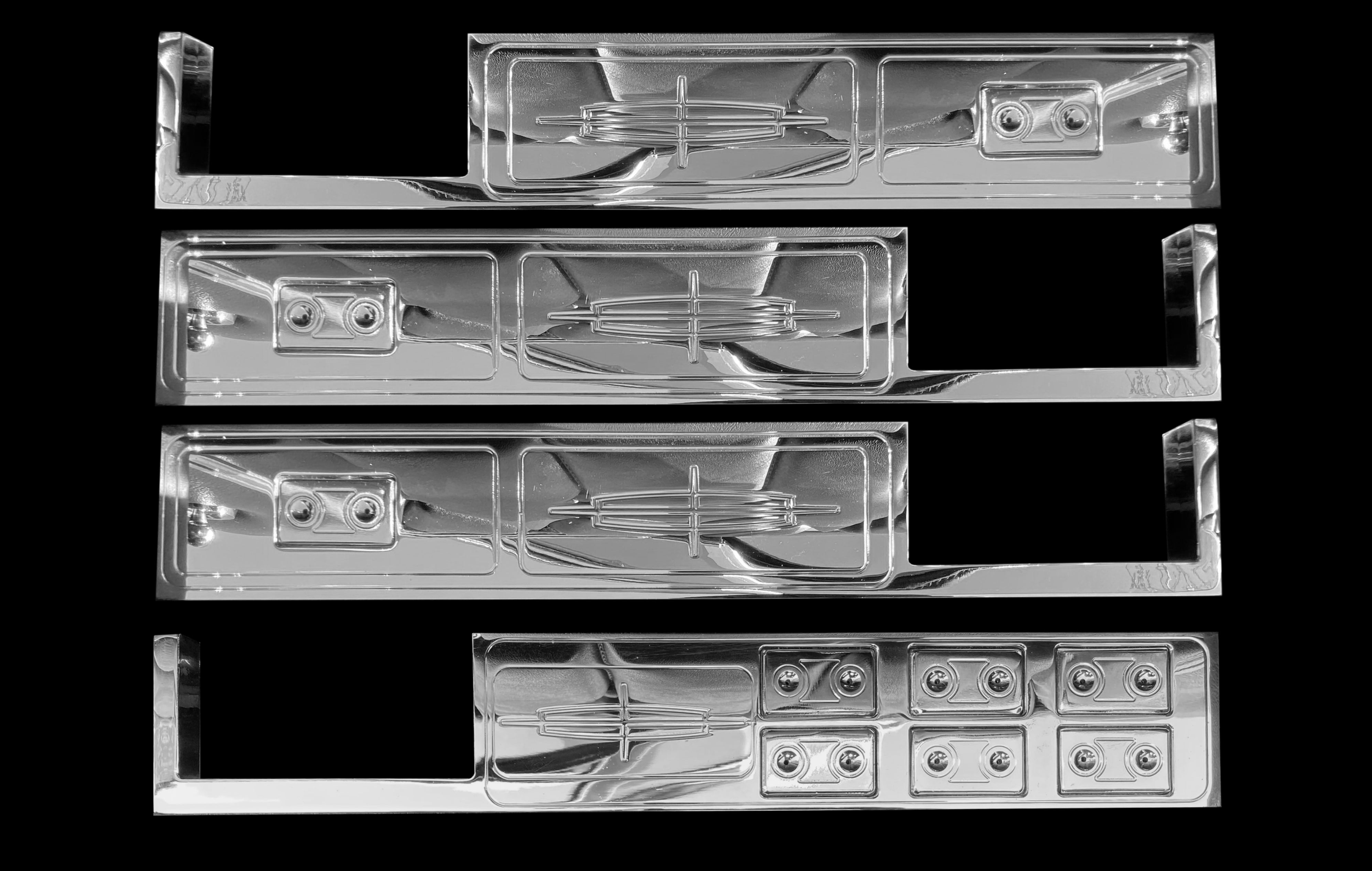 Lincoln Continental Billet Switch Panel Set | 1968-1969 | Devious Cust ...