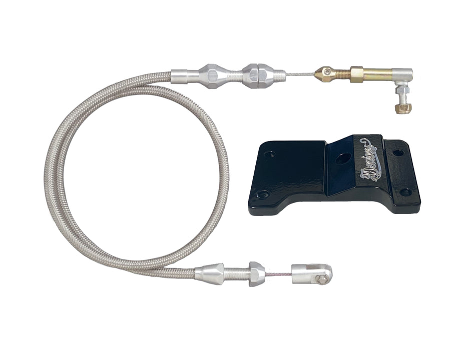 Lincoln Continental Stock Throttle Pedal Bracket and Throttle Cable 6' | 1961-1969| Devious Customs